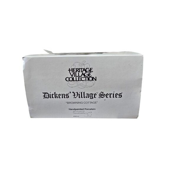 Department 56 Heritage Collection Dickens Village Browning Cottage 1994 RETIRED - Picture 8 of 9